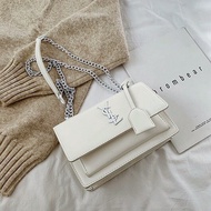 tas selempang ysl 2039 import wanita ori fashion sling bag premium new - putih