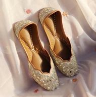 【玲瓏鏡】 印度復古/殿堂級鏡片工藝/釘珠刺繡真皮鞋