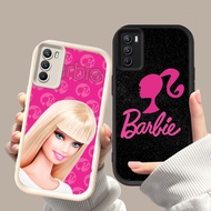 HK-78 Pink Barbie Luxury shockproof Casing for OPPO A5 A5X Reno 13F Realme 14 14T 14X C71 C73