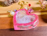 客製化 愛心 鑰匙圈 吊飾 搖搖樂 流沙 寵物毛 骨灰 畢業禮物