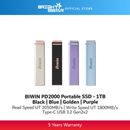 BIWIN PD2000 Portable SSD - 1TB Black/Blue/Purple/Gold