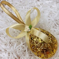 Bunga Telur Handmade Kerawang 50 PCS Kahwin Tunang SARUNG TELUR / BEKAS TELUR / EGG SHAPE /DOOR GIFT