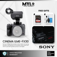 (READY STOCK) - Sony FX30 & FX-30 Digital Cinema Camera with XLR Handle Unit | Sony Malaysia Warrant