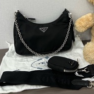 Prada/普拉達 帆布三合一鏈條包