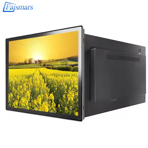 Embedded All-In-One Capacitive Touchscreen PC with Core I5 6th Gen Front Waterproof Industrial Panel