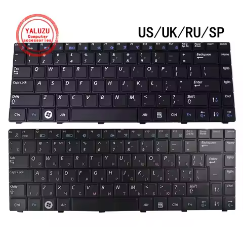 US/UK/RU/SP English/Russian/Spanish NEW Laptop Keyboard For Samsung NP R518 R520 R522 R550 R513 R515