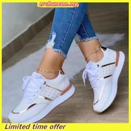 Ready stock kasut sukan perempuan sport wanita hitam putih plus size 35-43 2023 new fashion breathab