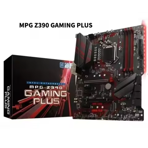 95% new boxed for MSI MPG Z390 GAMING PLUS LGA1151 ATX Motherboard Supports 8th/9th Gen Intel Core