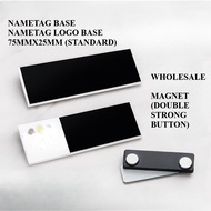 [Wholesales] Nametag Magnet Papan kosong/ With Logo Blank Papan 2.5cmx7.5cm