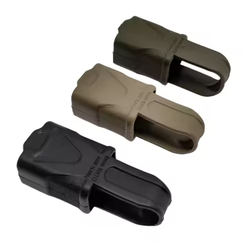 New Airsoft Tactical 9MM NATO Subgun Cage Fast Mag Rubber Loops for MP5 MP5K Magazine Assist Hunting