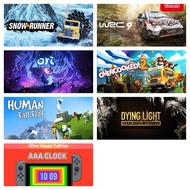 (BUY 2 free 1)(7in1)Nintendo Switch SnowRunner, Human Fall Flat,WRC 9 ,Overcooked 2,Dying Light Muat