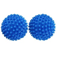 Laundry Dryer Balls, 2Pcs Tumble dryers Clothes Will Fluffy Soft, Less Wrinkle Reusable, Blue[PRE-ORDER]