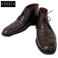 รองเท้าบูททรง Chukka รุ่น Kew 367 ทำจากหนังสีน้ำตาลเข้ม ยี่ห้อ Crockett & Jones ไซส์ 7 1/2E [มือสอง]