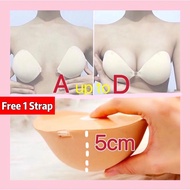 【Ship from KL】🔥Super Push👍3/5cm Thick Invisible Push Up Nubra Size A-D Cup Nubra Strapless Bra Weddi