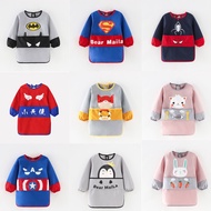 Children's Cartoon Waterproof Apron,Art Smock Kids Apron,Artist Painting Apron,Long Sleeve Cartoon D