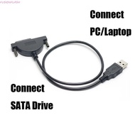 FUSIONFLASH CD/DVD-ROM Drive Cord, Mini Sata II 7+6 USB 2.0 To Mini Sata Cable, 13Pin Adapter High-S