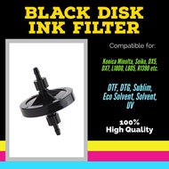 Black Disk Ink Filter For UV Solvent Outdoor Printer FormatLARGE