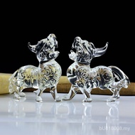 Creative Gift TV Cabinet Pixiu Car Accessories Craft Entrance Lucky Ornaments Ornaments Gifts Crysta