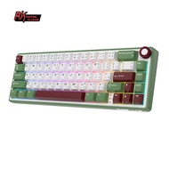 RK ROYAL KLUDGE RK R65ขนาด60% RGB โครงสร้างปะเก็นคีย์บอร์ดแบบกลไก PBT