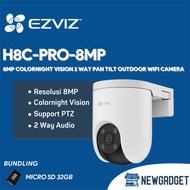 EZVIZ H8C-PRO-8MP 8MP COLORNIGHT VISION 2 WAY PAN TILT OUTDOOR WIFI CAMERA FREE MICRO SD 32GB