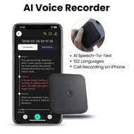 FoCase AI Voice Recorder with Speech-to-Text & Summarization, Audio Recorder for Calls, Lectures,Mee