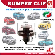 Bumper Clip Fender Clip Perodua Myvi, Viva, Kenari, Kelisa, Bezza, Axia, Alza,Toyota Vigo  - Klip Da