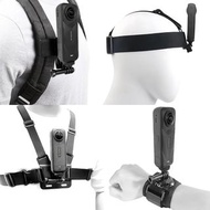 實體店鋪/SF(胸帶 $68/ 腕帶 $68/ 頭帶 $68/ 背包夾 $68/ 掌帶 $68)Adjustable Chest Mount Harness for Insta360 X5 X4 X3