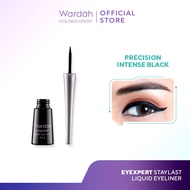 Wardah Eyexpert Staylast Liquid Eyeliner- Black Intense and Waterproof Eyeliner, Pen-Felt Tip Applic