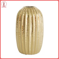 fulaide Ceramic Flower Vase Waterproof Flower Vase Gold Ceramic Vase for Fresh Elegant Decorative Fl