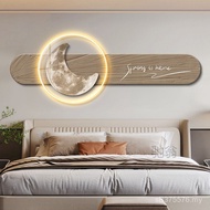 Room Hanger Bedside Moon Light Painting Bedroom Style Decorative Painting High-End Feeling Moon Warm