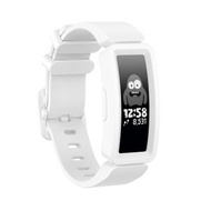 全城熱賣 - 適用於Fitbit Inspire HR / Ace 2 智能手錶硅膠一體替換錶帶（白色）