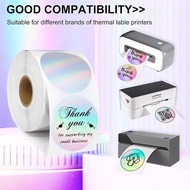 400/500pcs Round Heat Sticker Labels Adhsive Paper Gift Stickers School Adress For Phomemo 241BT D52