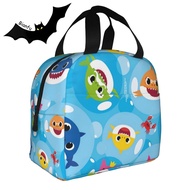 Baby Shark Lunch Bag Compact Tote Bag Reusable Lunch Box Container For Women Men School Office Work