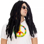 HITAM Rasta Mania Men's Dreadlock Wig Black Long Dreadlock Wig