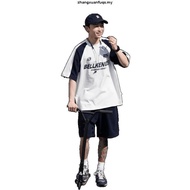 【✅READY STOCK🇲🇾】400gsm 100% Cotton Unisex Oversized T-shirt plus size Couple Tees baju lelaki现货纯棉重磅宽