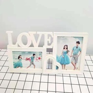 Creative Wooden Rotating Photo Frame 6 Inch Pine Photo Frame
