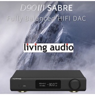 TOPPING D90 III SABRE Dual ES9039SPRO Digital to Analog Convertor (DAC)