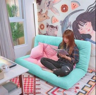 懶人梳化床 榻榻米日式沙發床 折疊沙發床 sofa bed 兩用可愛臥室小沙發 休閒陽台椅 沙發椅 躺椅