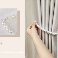 2PCS ABS Pearl Magnet Curtain Tiebacks, Curtain Buckles, Curtain Straps