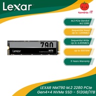 LEXAR NM790 M.2 2280 PCIe Gen4×4 NVMe SSD - 512GB/1TB