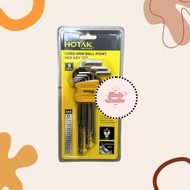 HOTAK 9-piece Long Arm Hex Key Set / Allen key set