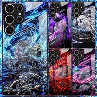 Suitable for Samsung S25Ultra Phone Case A16 Protective Case Demon Slayer Glass Case S26 New A90 Ani
