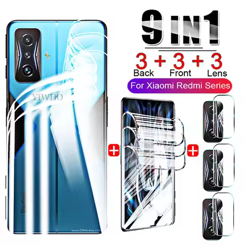 Not Glass Screen Protector+Back for Xiaomi Redmi Poco K50 Gaming for Redmi Poco K50 K50 Pro K40 Pro 