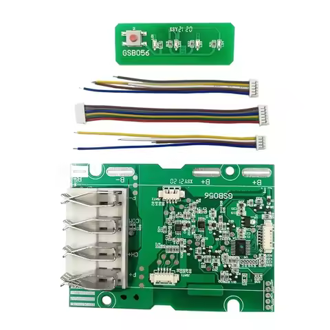 10*18650 Li-ion Battery Plastic Case Charging Protection Circuit Board PCB Shell For Greenworks 40V 