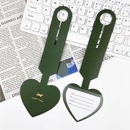 【biwnszd9802m.my】 Love Leather Luggage Tag Luggage Tag Boarding Pass Tag Bookmark Tag Consignment Lu