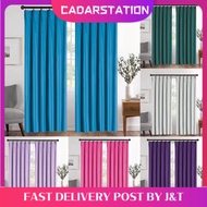 CS_ Langsir Tingkap Murah Curtain Semi Blackout Kain Langsir Pintu Door Curtain