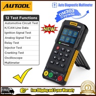 (✅รับประกัน3ปี+ส่งฟรี✅)\ud83d\udd25AUTOOL DM303 มัลติมิเตอร์วินิจฉัยอัตโนมัติรถเครื่องทดสอบวงจรด้วย 