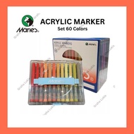 Set V-tec Acrylic Markers Maries 60 Colors