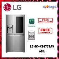 LG 601L Net French Door Refrigerator With Inverter Compressor & InstaView Door-In-Door™ LG-GCX247CSA