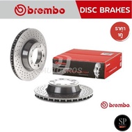 BREMBO Rear Brake Disc PORSCHE 911 CARRERA 996 997 (3.4 3.6 3.8) (With Holes) (HC) '97-13/330MM Code